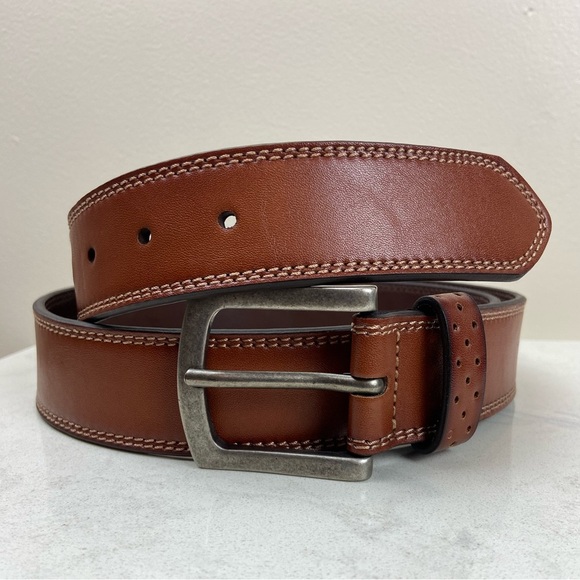 NWOT Florsheim Newtown 40mm Leather Belt - Picture 1 of 8